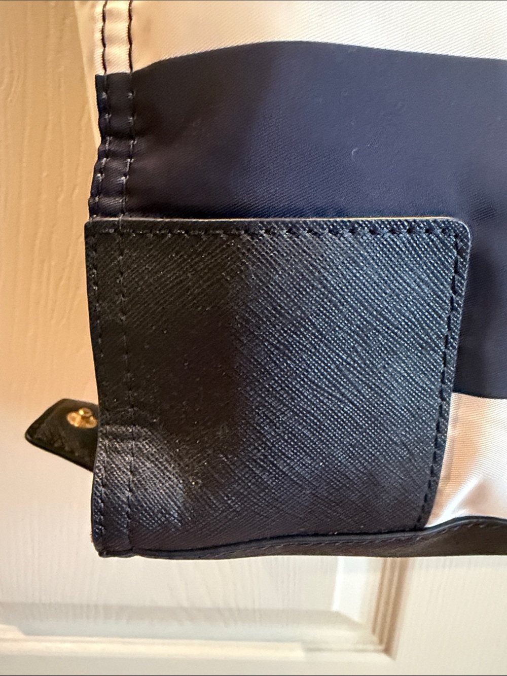 Tory Burch Ella Striped Packable Shoulder Bag - Picture 9 of 16